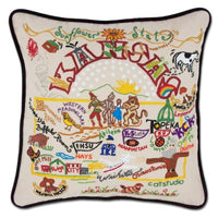 Catstudio Kansas Hand-Embroidered Pillow