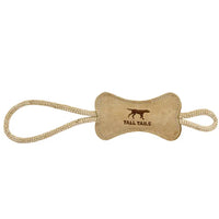 Tall Tails Leather Dog Toy