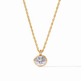 Julie Vos Antonia Solitaire Necklace