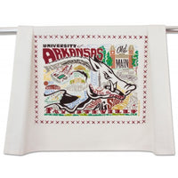 Catstudio COLLEGIATE Dish Towel UNIVERSITY OF ARKANSAS