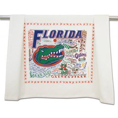 Catstudio COLLEGIATE Dish Towel UNIVERSITY OF FLORIDA ~ GATORS