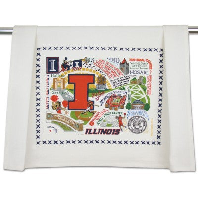 Catstudio STATE  Dish Towel UNIVERSITY OF ILLINOIS